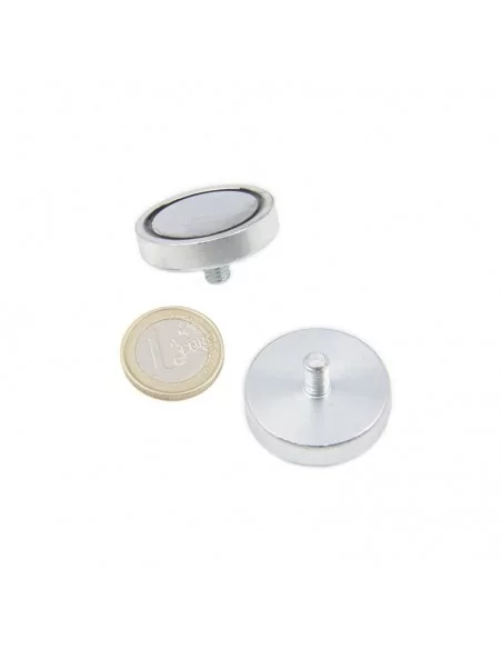 Base com parafuso de neodímio ⌀32 × 7 mm M6 N35