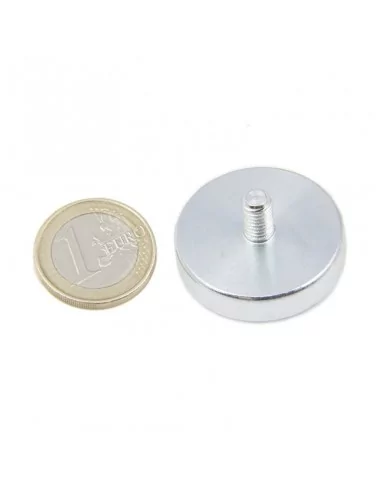 Base com parafuso de neodímio ⌀32 × 7 mm M6 N35
