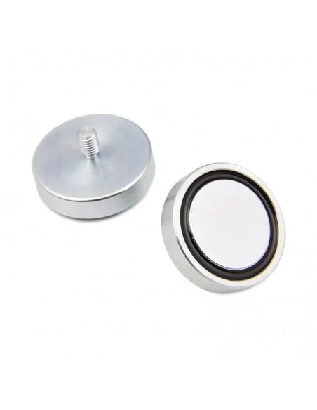 Base com parafuso de neodímio ⌀48 × 12 mm M8 N35 Base com parafuso de neodímio ⌀48 × 12 mm M8 N35