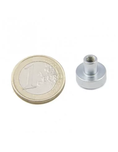 Base con tuerca de neodimio ⌀13 × 4.5 × 11.5 mm M4 N35