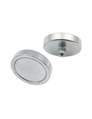 Base con tuerca de neodimio ⌀40 × 8.5 mm M5 N35 Base con tuerca de neodimio ⌀40 × 8.5 mm M5 N35