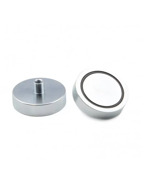 Base con tuerca de neodimio ⌀60 × 15 mm M8 N35 Base con tuerca de neodimio ⌀60 × 15 mm M8 N35
