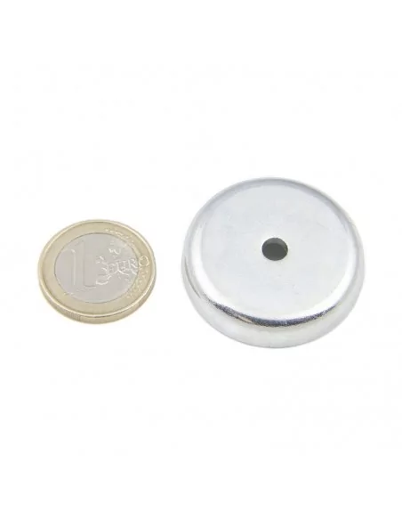 Base avec trou traversant en néodyme ⌀36 × 7.1 mm (avec trou ⌀5) N35