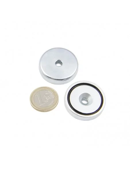 Base con agujero avellanado de neodimio ⌀32 × 7 mm N35 (con agujero ⌀5.5) Base con agujero avellanado de neodimio ⌀32 × 7 mm N35 (con agujero ⌀5.5)