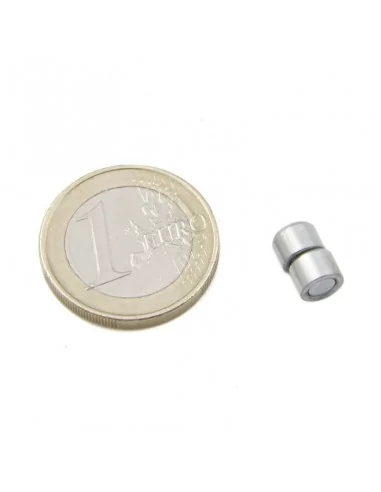 Base avec carcasse de protection en néodyme ⌀6×4.5 mm N35