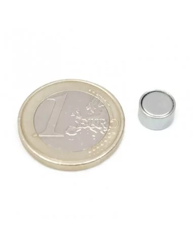 Base avec carcasse de protection en néodyme ⌀8×4.5 mm N35 Base avec carcasse de protection en néodyme ⌀8×4.5 mm N35