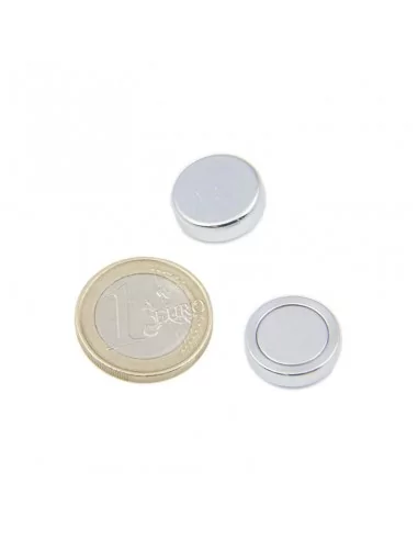 Base avec carcasse de protection en néodyme ⌀16 × 4.5 mm N35