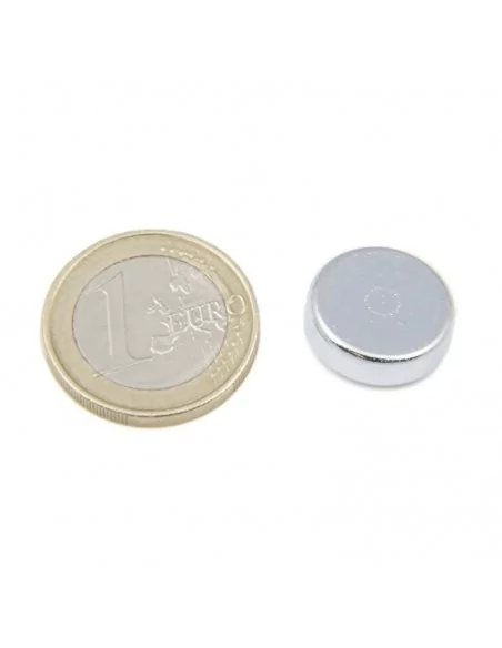 Base avec carcasse de protection en néodyme ⌀16 × 4.5 mm N35