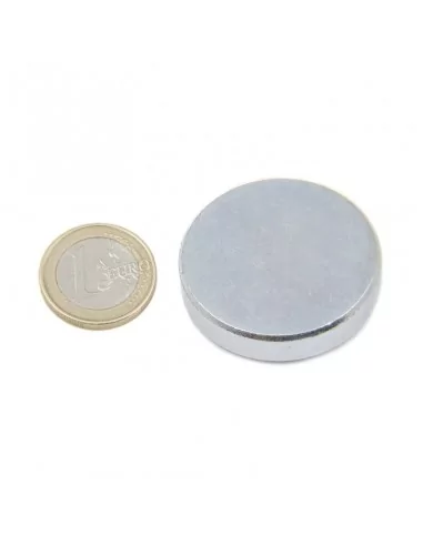 Base avec carcasse de protection en néodyme ⌀40 × 8.5 mm N35 Base avec carcasse de protection en néodyme ⌀40 × 8.5 mm N35