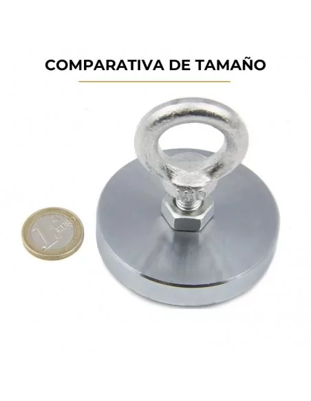 Íman de pesca de neodímio ⌀67×12 mm rosca M10 N35