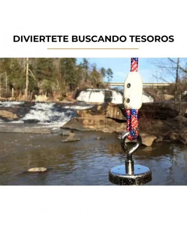 Íman de pesca de neodímio ⌀67×12 mm rosca M10 N35