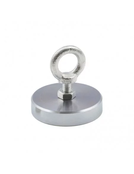 Íman de pesca de neodímio ⌀107×20 mm rosca M10 N35 Íman de pesca de neodímio ⌀107×20 mm rosca M10 N35