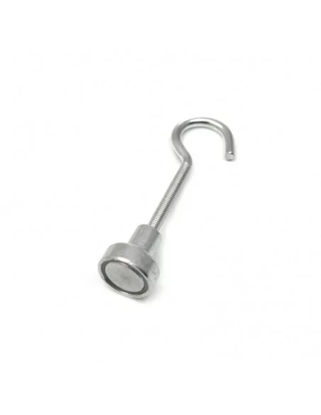 Íman com gancho de neodímio ⌀10×4.5 mm rosca M3 N35 Íman com gancho de neodímio ⌀10×4.5 mm rosca M3 N35