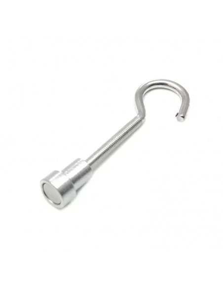 Íman com gancho de neodímio ⌀8×4.5 mm rosca M3 N35 Íman com gancho de neodímio ⌀8×4.5 mm rosca M3 N35