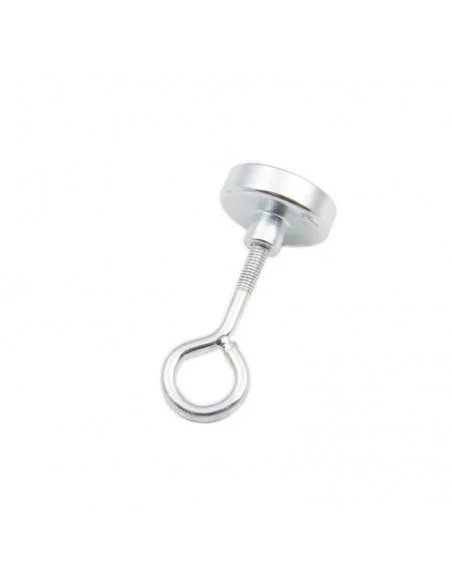 Imán con hembrilla de neodimio ⌀25×7 mm M4 N35