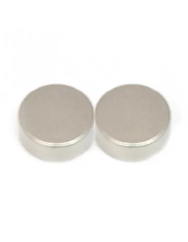 Disco de neodímio ⌀10×4 mm N35 diametral banho de Zn