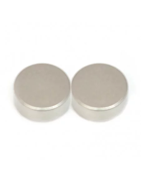 Disco de neodímio ⌀10×4 mm N35 diametral banho de Zn