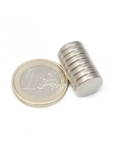 Disco de neodímio ⌀12×2.5 mm N35 Disco de neodímio ⌀12×2.5 mm N35