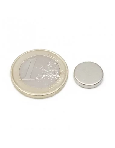 Disco de neodímio ⌀12×2.5 mm N35 Disco de neodímio ⌀12×2.5 mm N35