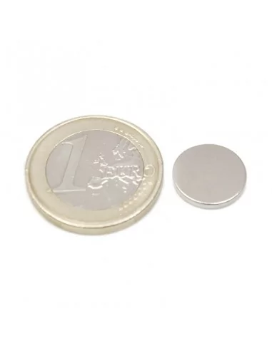 Disco de neodímio ⌀12.5×1.5 mm N35