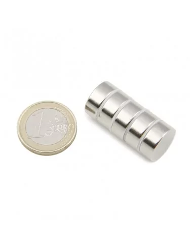 Disco de neodímio ⌀15×6 mm N35 Disco de neodímio ⌀15×6 mm N35