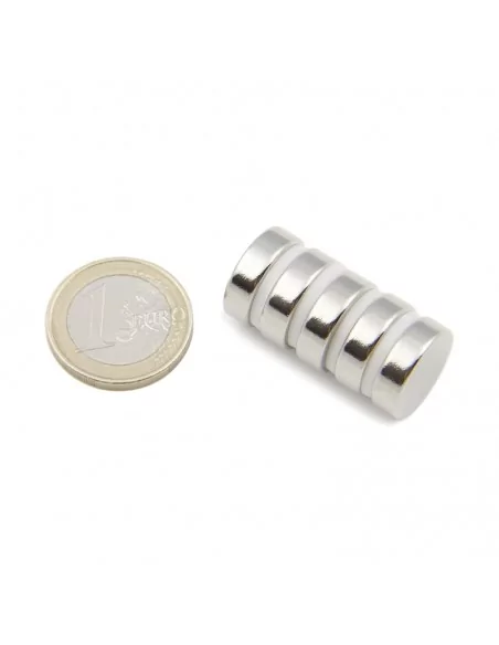 Disco de neodímio ⌀16×5 mm N35