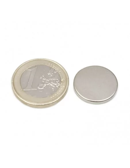 Disco de neodímio ⌀18×2 mm N35 Disco de neodímio ⌀18×2 mm N35