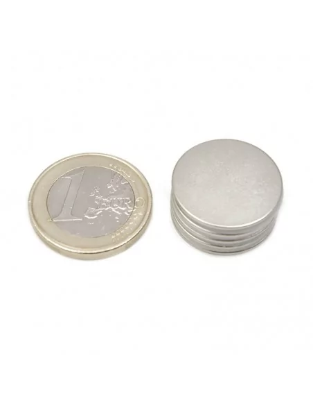Disco de neodímio ⌀20×1 mm N35