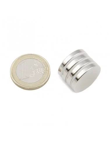 Disco de neodímio ⌀20×3 mm N35 Disco de neodímio ⌀20×3 mm N35
