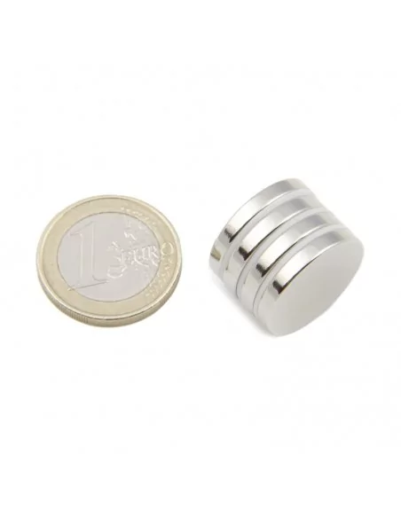 Disco de neodímio ⌀20×3 mm N35 Disco de neodímio ⌀20×3 mm N35