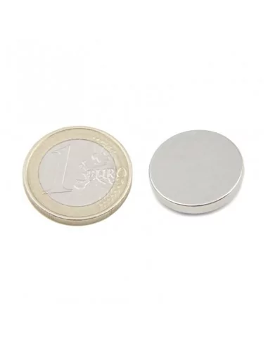 Disco de neodímio ⌀20×3 mm N35 Disco de neodímio ⌀20×3 mm N35
