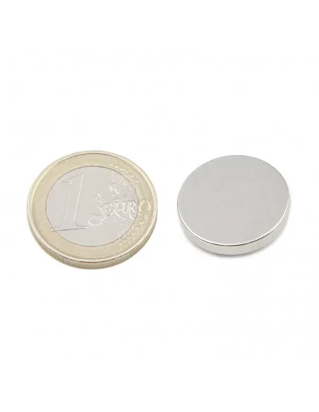 Disco de neodímio ⌀20×3 mm N35 Disco de neodímio ⌀20×3 mm N35