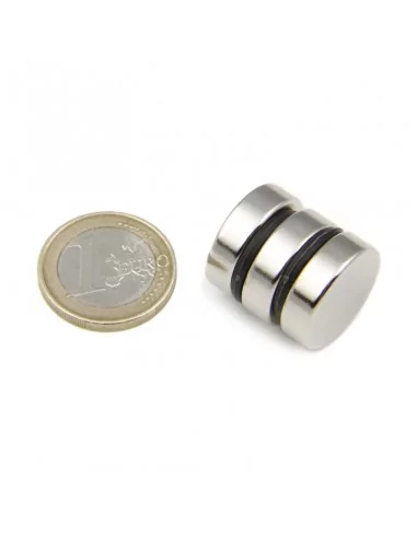 Disco de neodimio ⌀20 × 6 mm N45 Disco de neodimio ⌀20 × 6 mm N45
