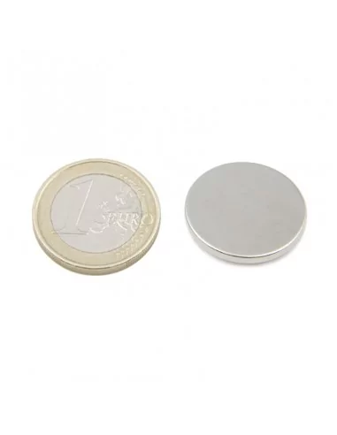Disco de neodímio ⌀22 × 2 mm N35