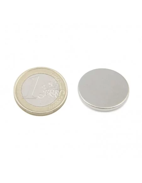 Disco de neodímio ⌀22 × 2 mm N35