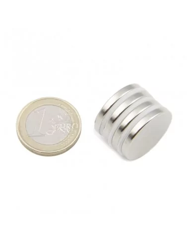 Disco de neodímio ⌀22 × 3 mm N35