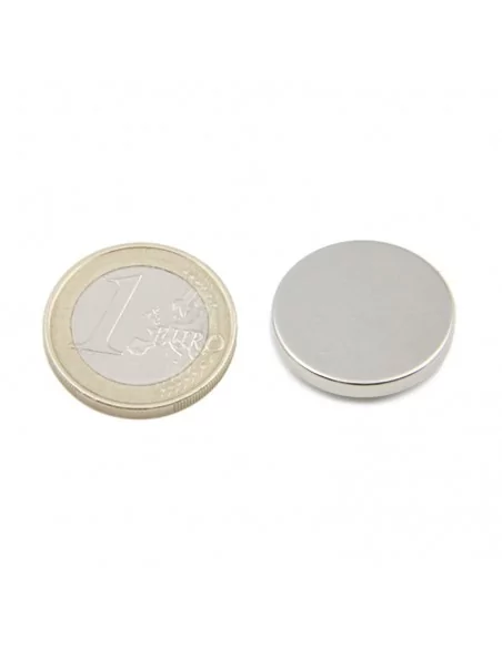 Disco de neodímio ⌀22 × 3 mm N35