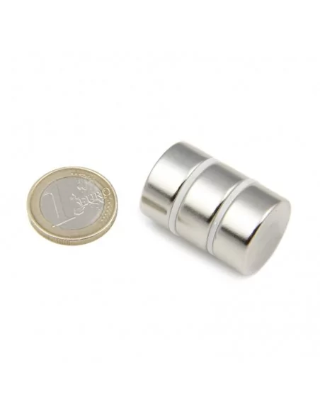 Disco de neodímio ⌀22 × 10 mm N45 Disco de neodímio ⌀22 × 10 mm N45