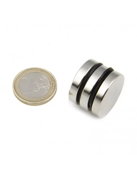 Disco de neodímio ⌀25 × 5 mm N35