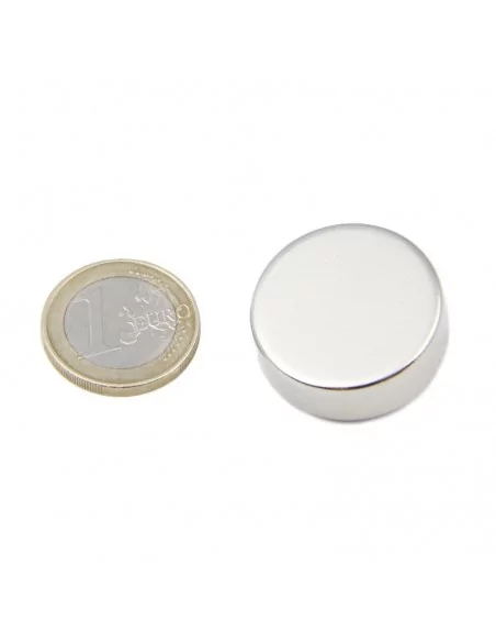 Disco de neodímio ⌀28 × 10 mm N35