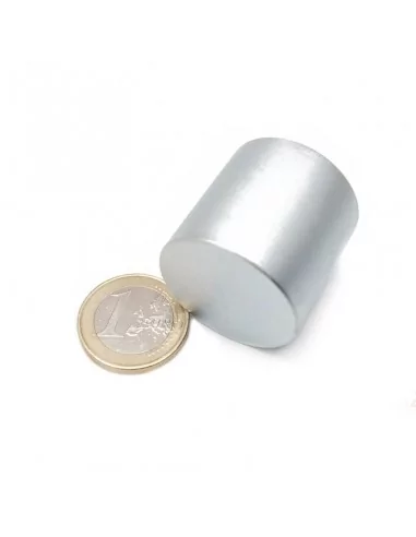 Disco de neodimio ⌀30 × 30 mm N45 baño Zn Disco de neodimio ⌀30 × 30 mm N45 baño Zn