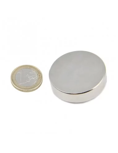 Disco de neodímio ⌀40 × 10 mm N35 Disco de neodímio ⌀40 × 10 mm N35