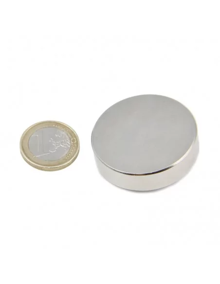 Disco de neodímio ⌀40 × 10 mm N35 Disco de neodímio ⌀40 × 10 mm N35