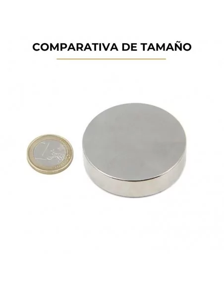 Disco de neodimio ⌀50.8 × 12.7 mm N35 Disco de neodimio ⌀50.8 × 12.7 mm N35