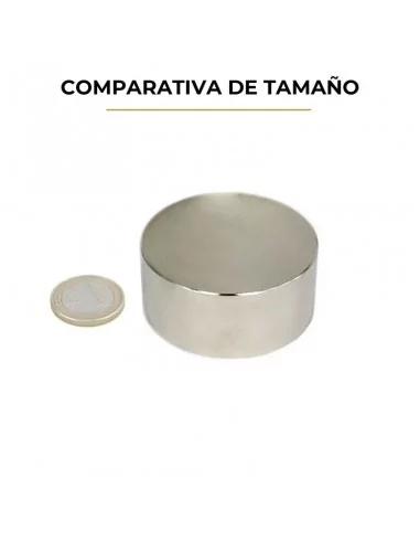 Disco de neodimio ⌀55 × 25 mm N35