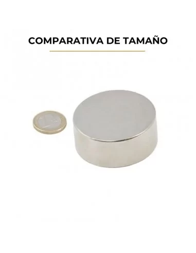 Disco de neodimio ⌀55 × 30 mm N45 Disco de neodimio ⌀55 × 30 mm N45