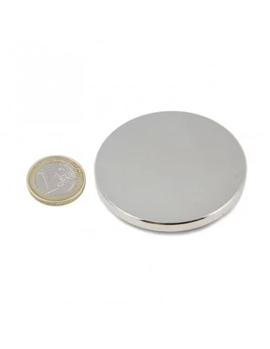 Disco de neodímio ⌀60 × 5 mm N35 Disco de neodímio ⌀60 × 5 mm N35