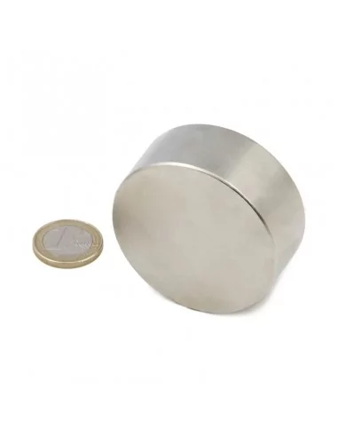 Disque en néodyme ⌀60 × 25 mm N35