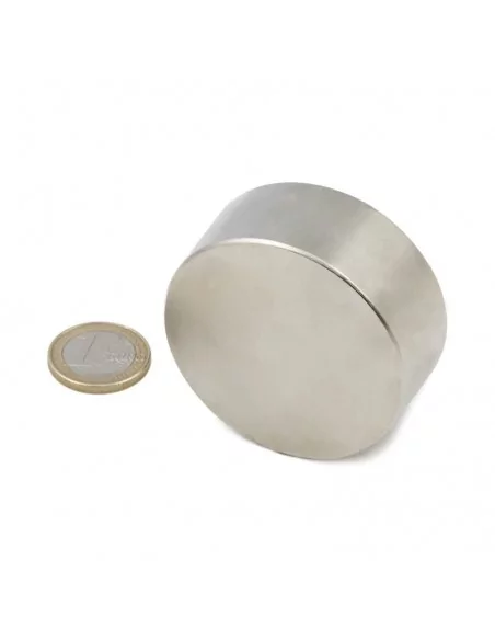 Disque en néodyme ⌀60 × 25 mm N35