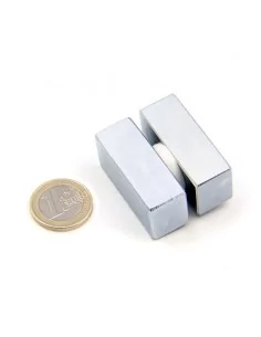 Bloco de neodímio 40 × 20 × 15 mm N45 2